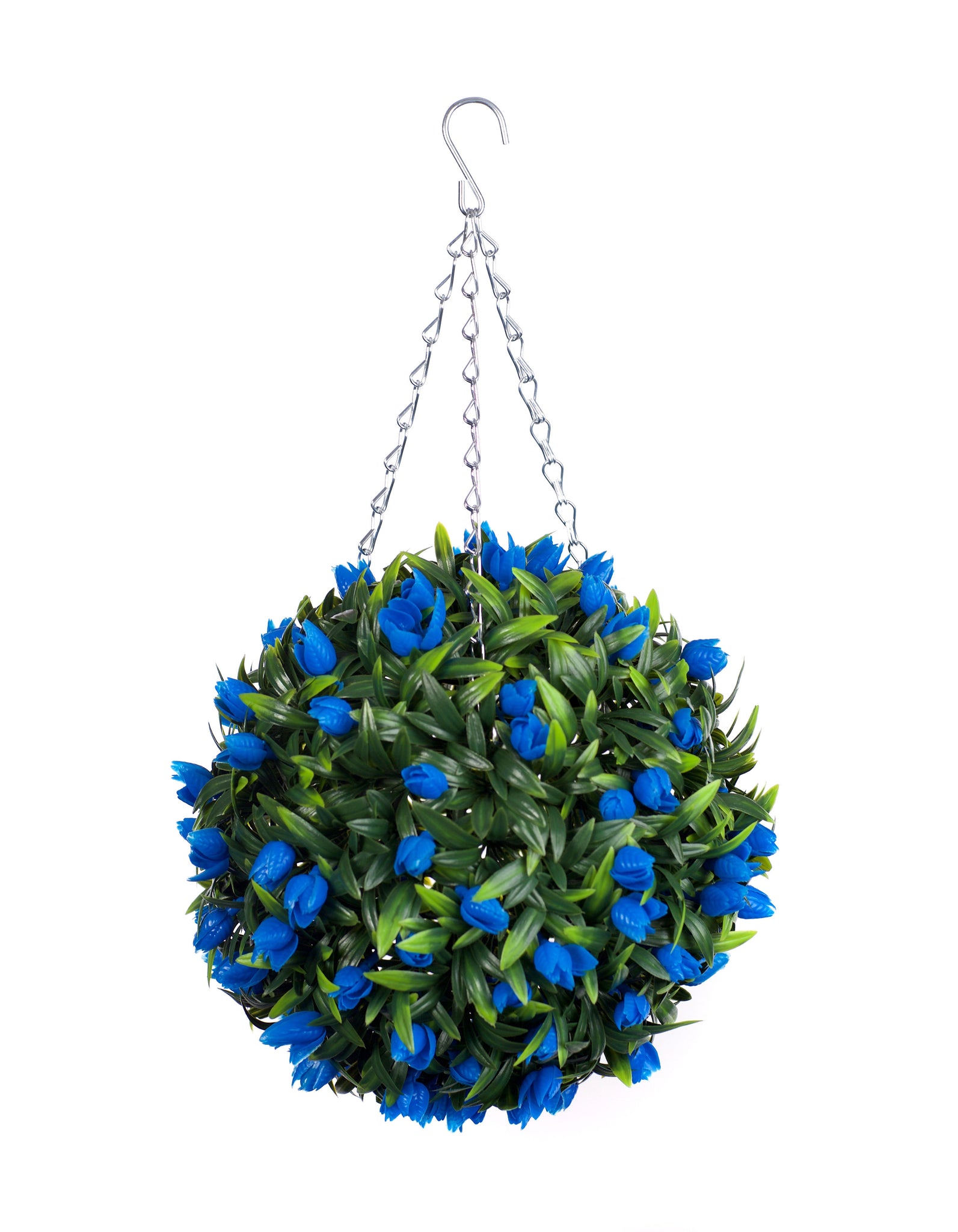 Best Artificial 28cm Blue Tulip Flower Ball