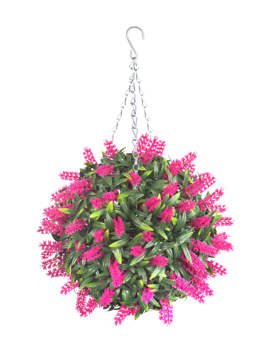 Best Artificial Pink Lush Lavender Flower Ball