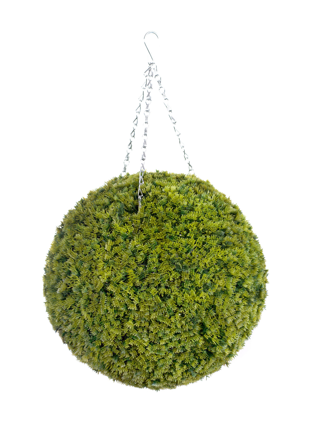 Best Artificial Green Conifer Ball - front view