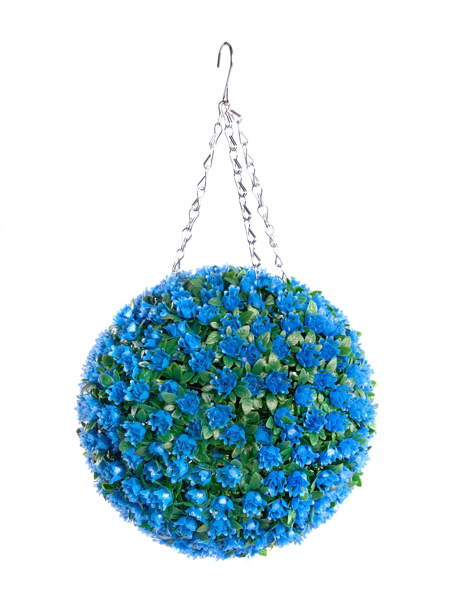 Best Artificial 28cm Blue Rose Flower Ball