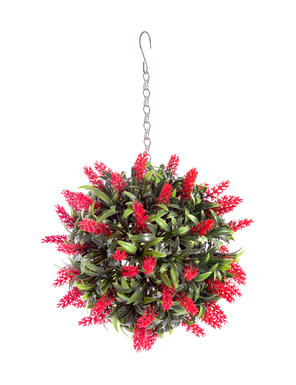 Best Artificial Red Lush Lavender Flower Ball