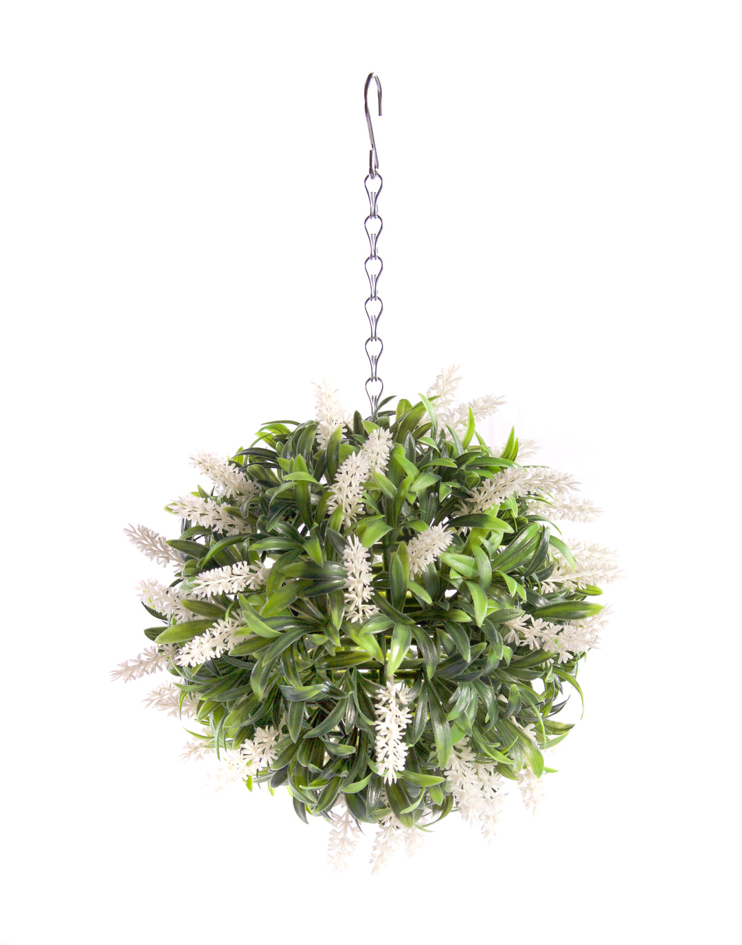 Best Artificial White Lush Lavender Flower Ball