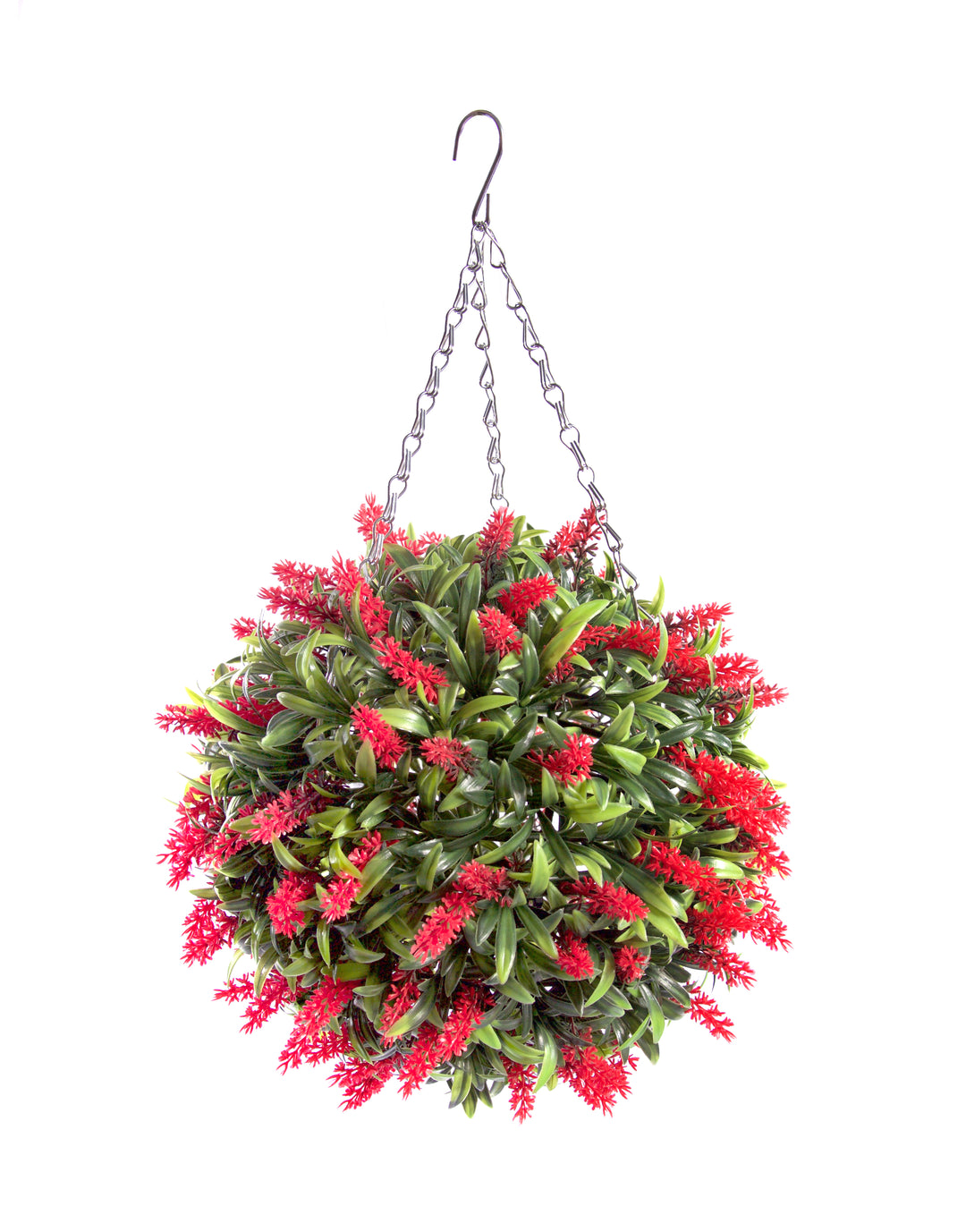 Best Artificial Red Lush Lavender Flower Ball