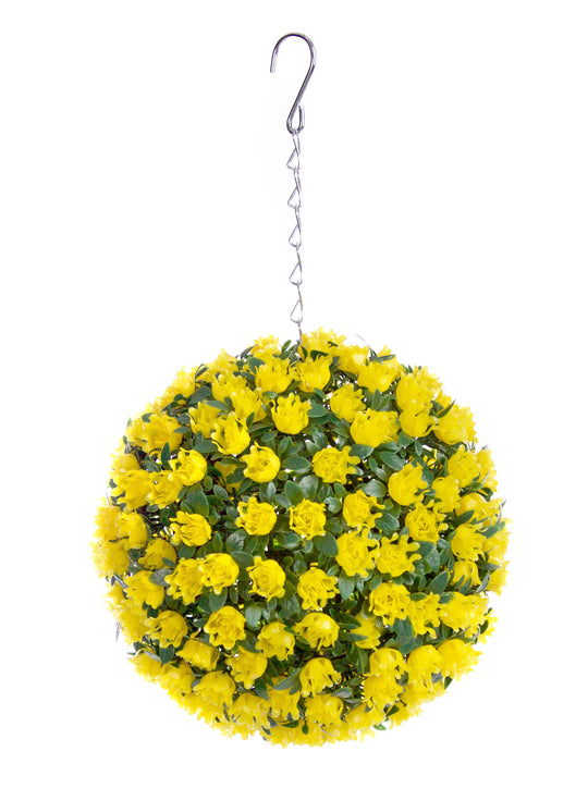 Best Artificial Yellow Rose Flower Ball