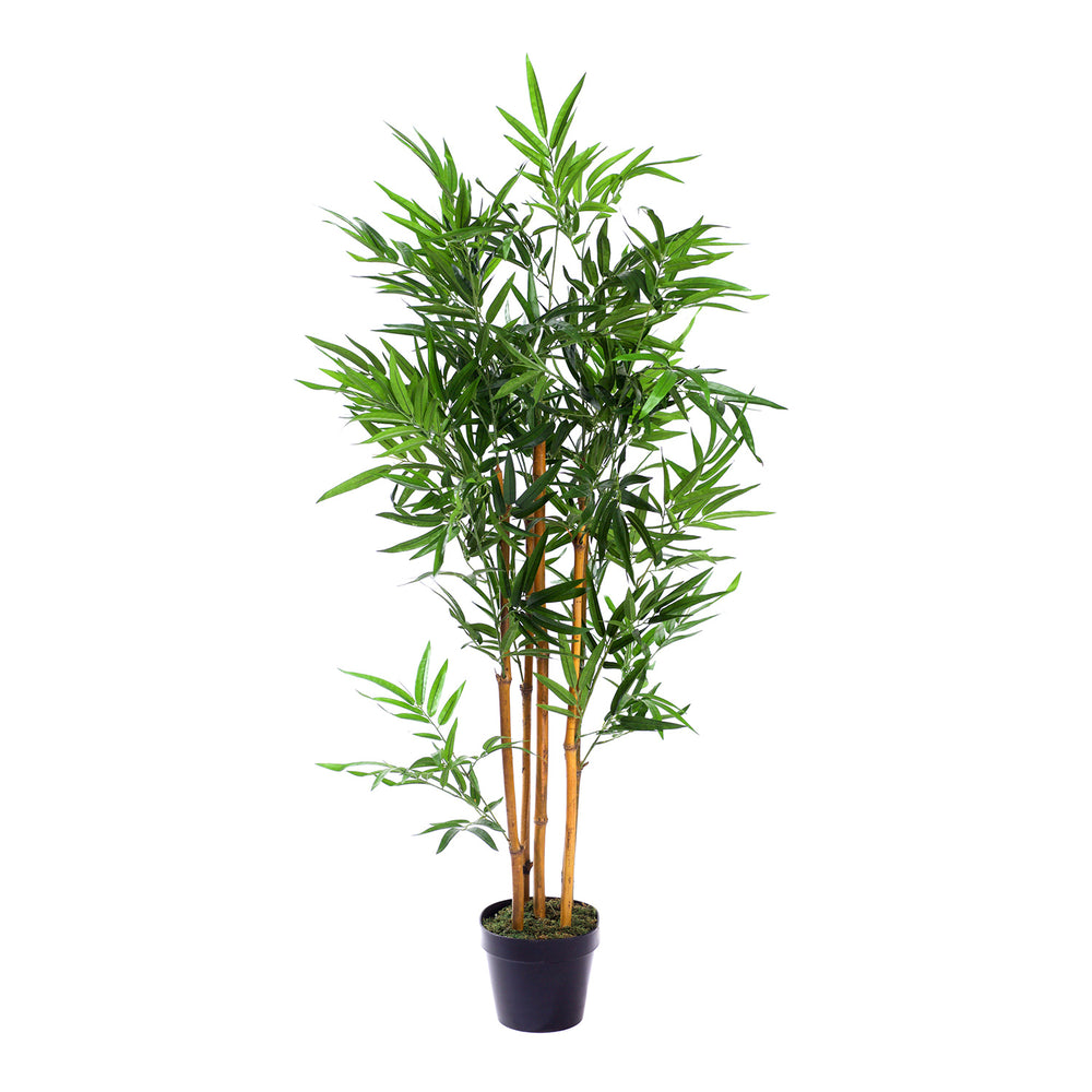 Best Artificial 4ft - 130cm Potted Bamboo Plant - front view