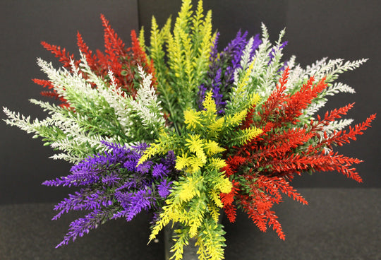 Best Artificial 36cm Lavender Heather Spray