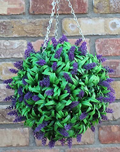 Best Artificial Replacement 30cm Triple Hanging Galvanised Chain for Topiary Ball