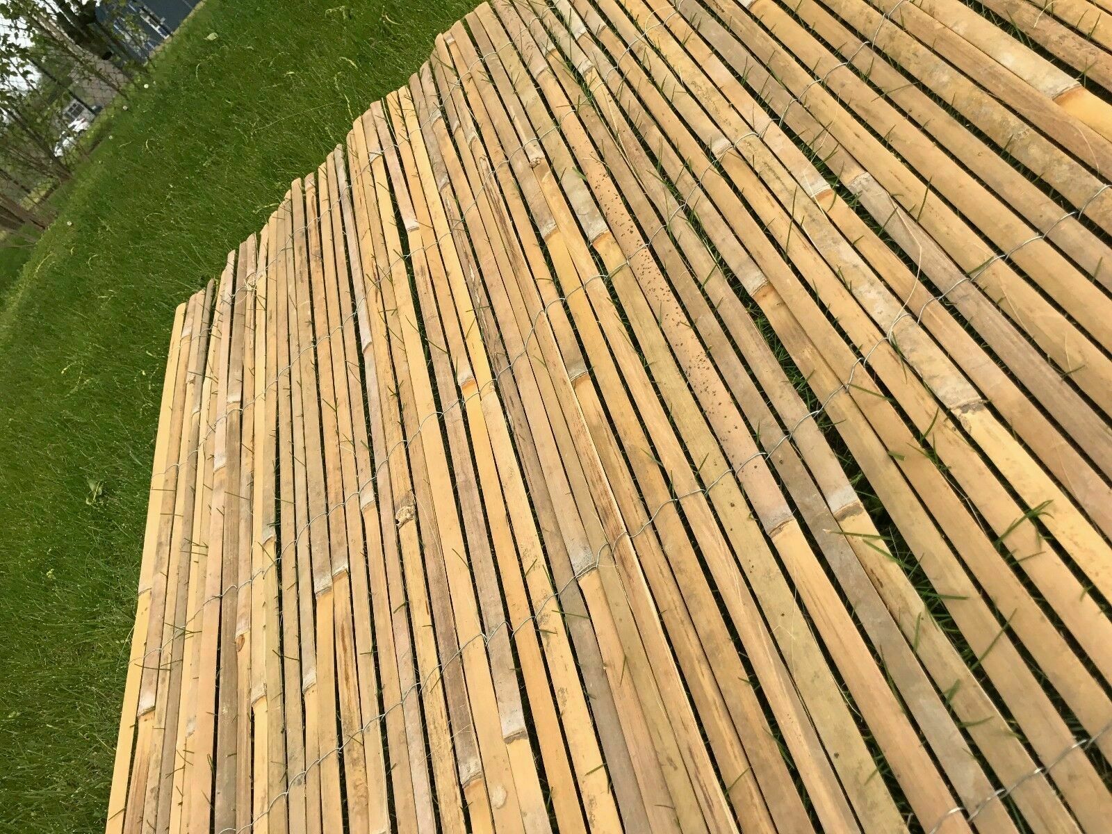 Bamboo Split Slat Fencing Screening Rolls for Garden Outdoor Privacy