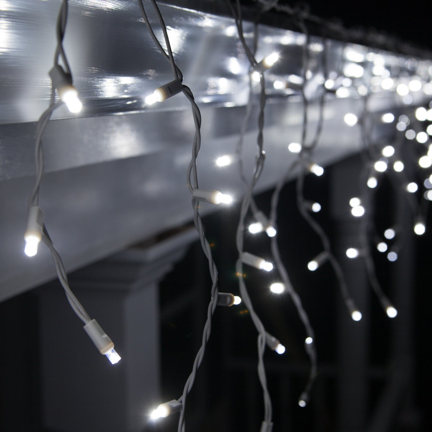 100 LED Outdoor Icicle String Lights