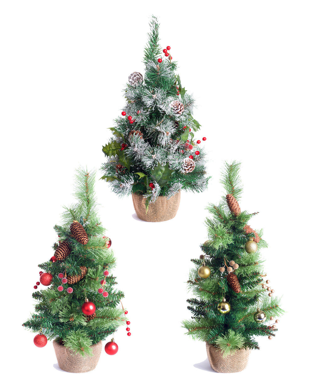 Best Artificial 2ft - 60cm Christmas Trees - Optional Lights