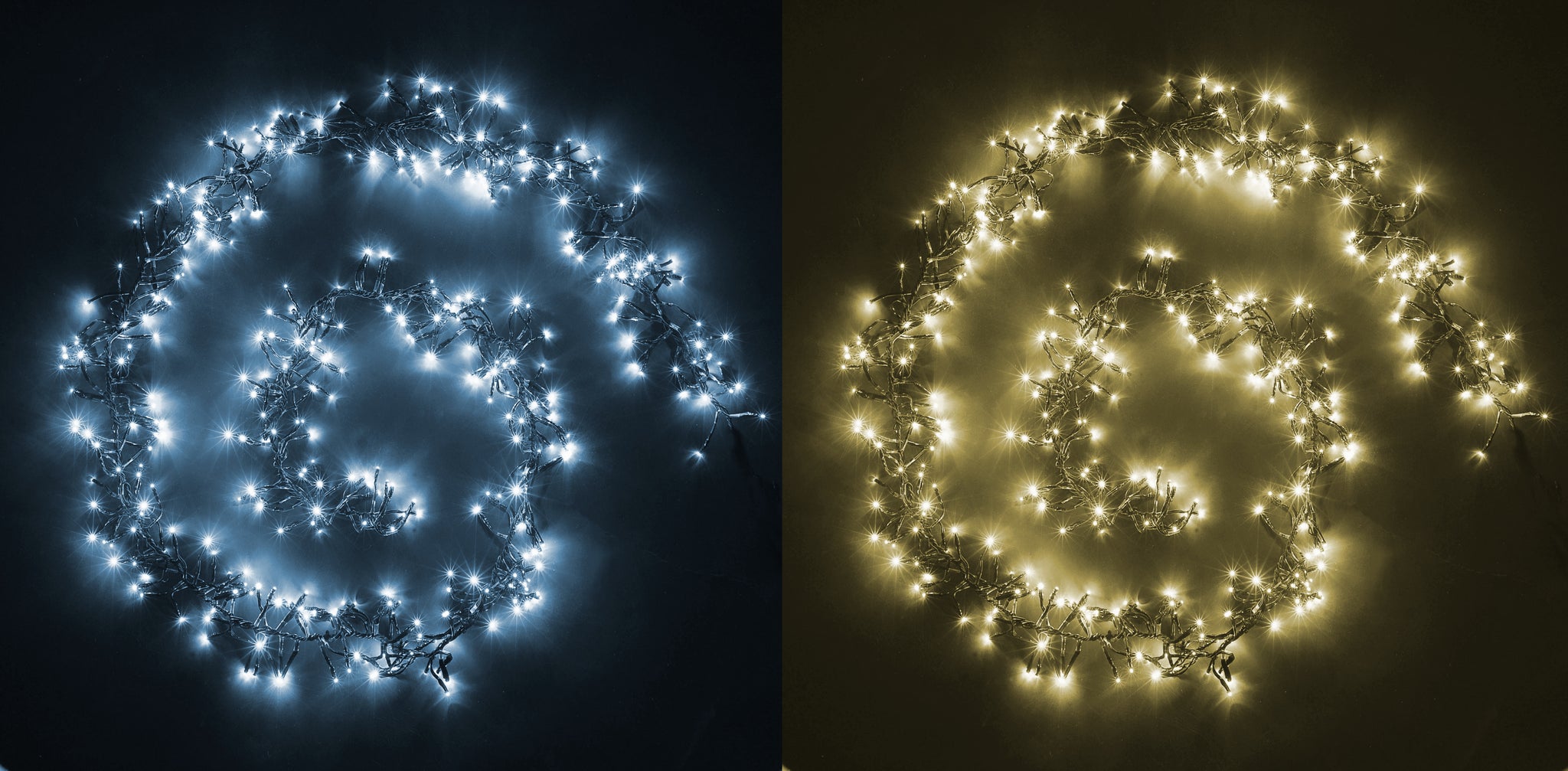 Connectable LED Outdoor Waterproof Cluster String Lights – Best Artificial