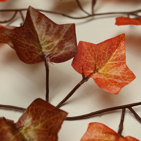 Best Artificial 7ft - 210cm Two Tone Autumn English Ivy Garland - IL15