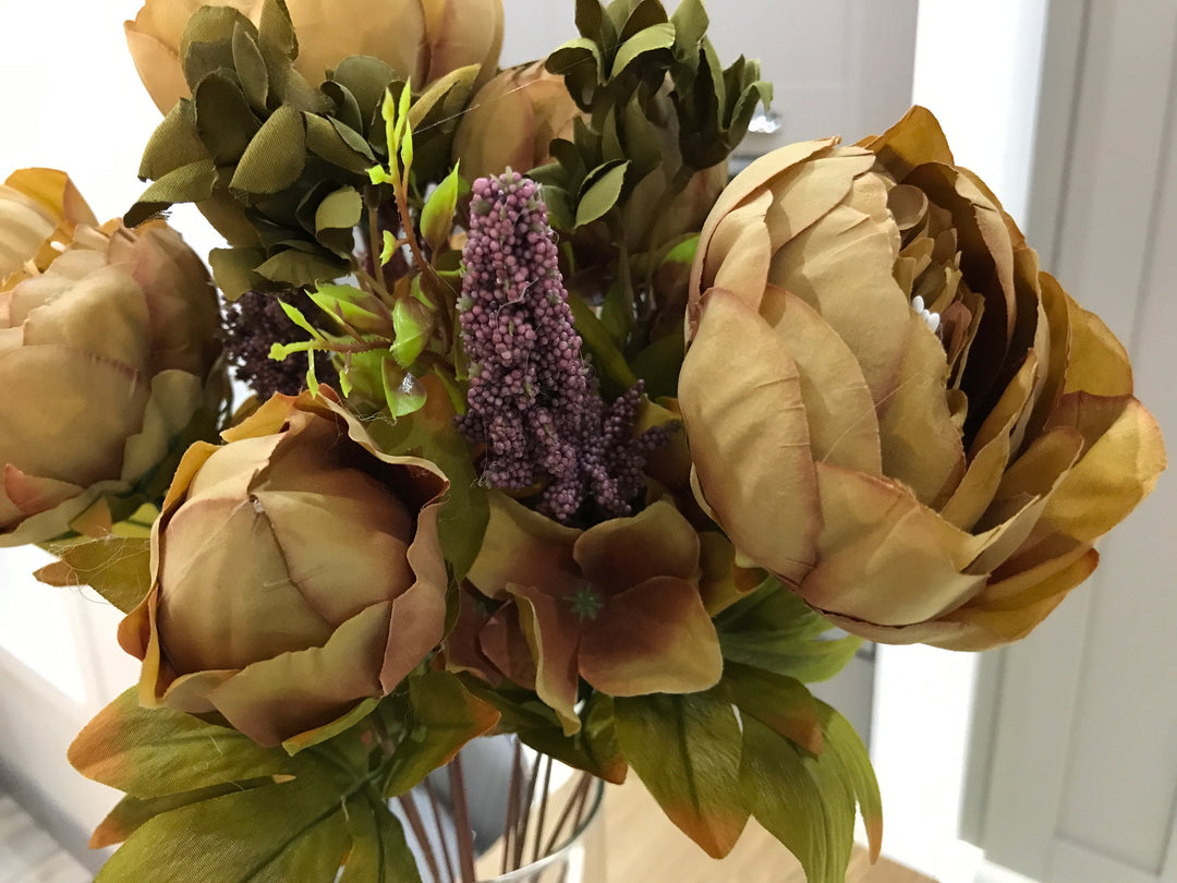 Best Artificial Vintage Peony Spray