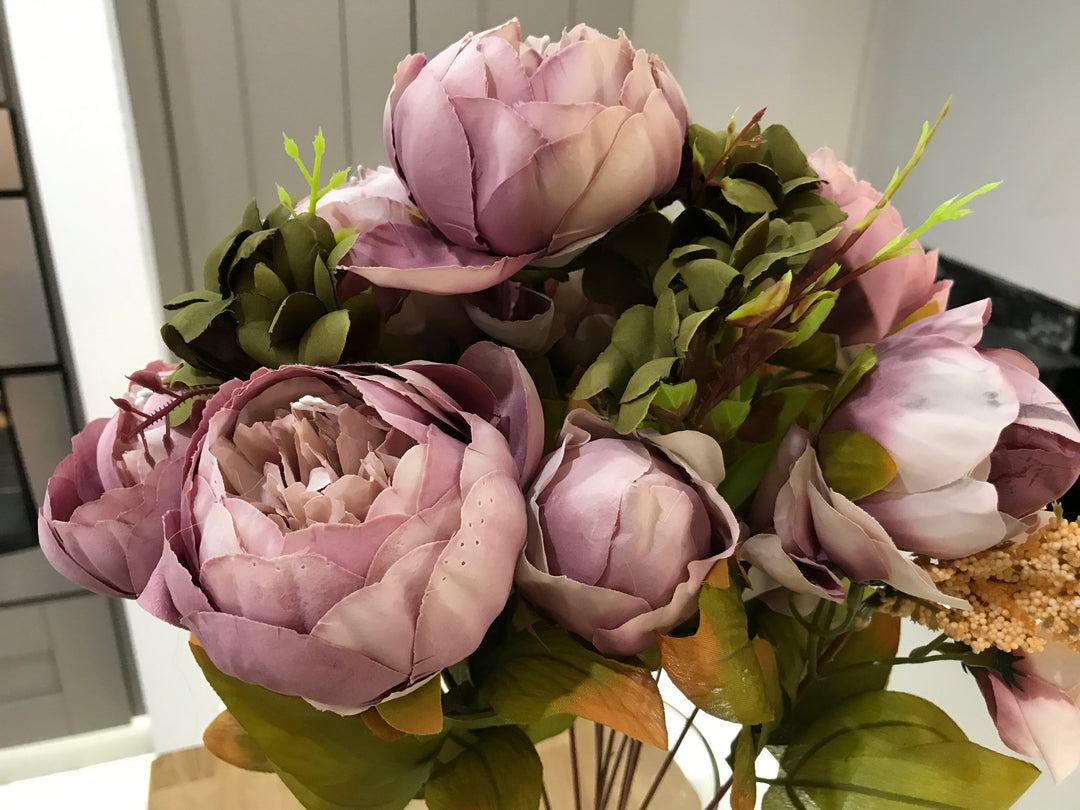 Best Artificial Vintage Peony Spray