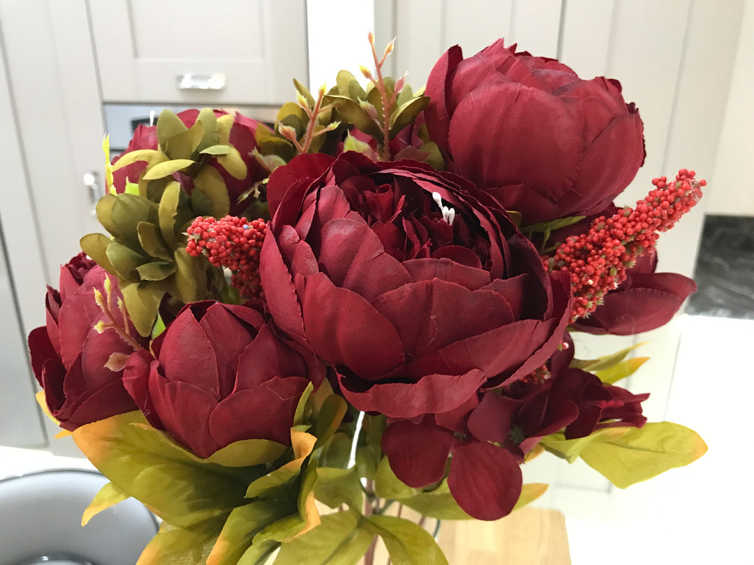 Best Artificial Vintage Peony Spray