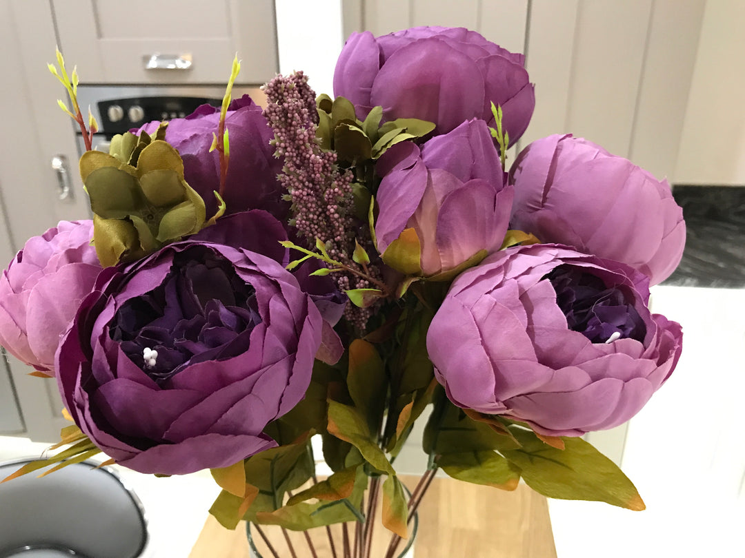 Best Artificial Vintage Peony Spray