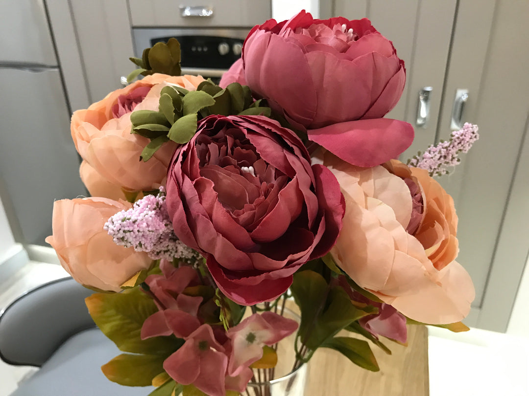 Best Artificial Vintage Peony Spray