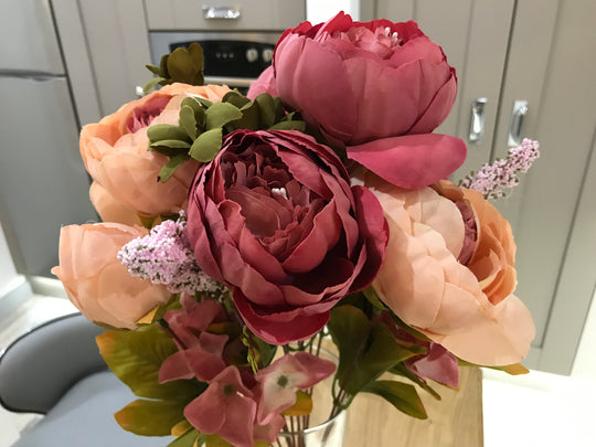 Best Artificial Vintage Peony Spray