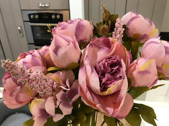 Best Artificial Vintage Peony Spray