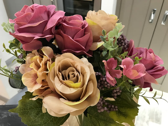 Best Artificial Vintage Rose Spray