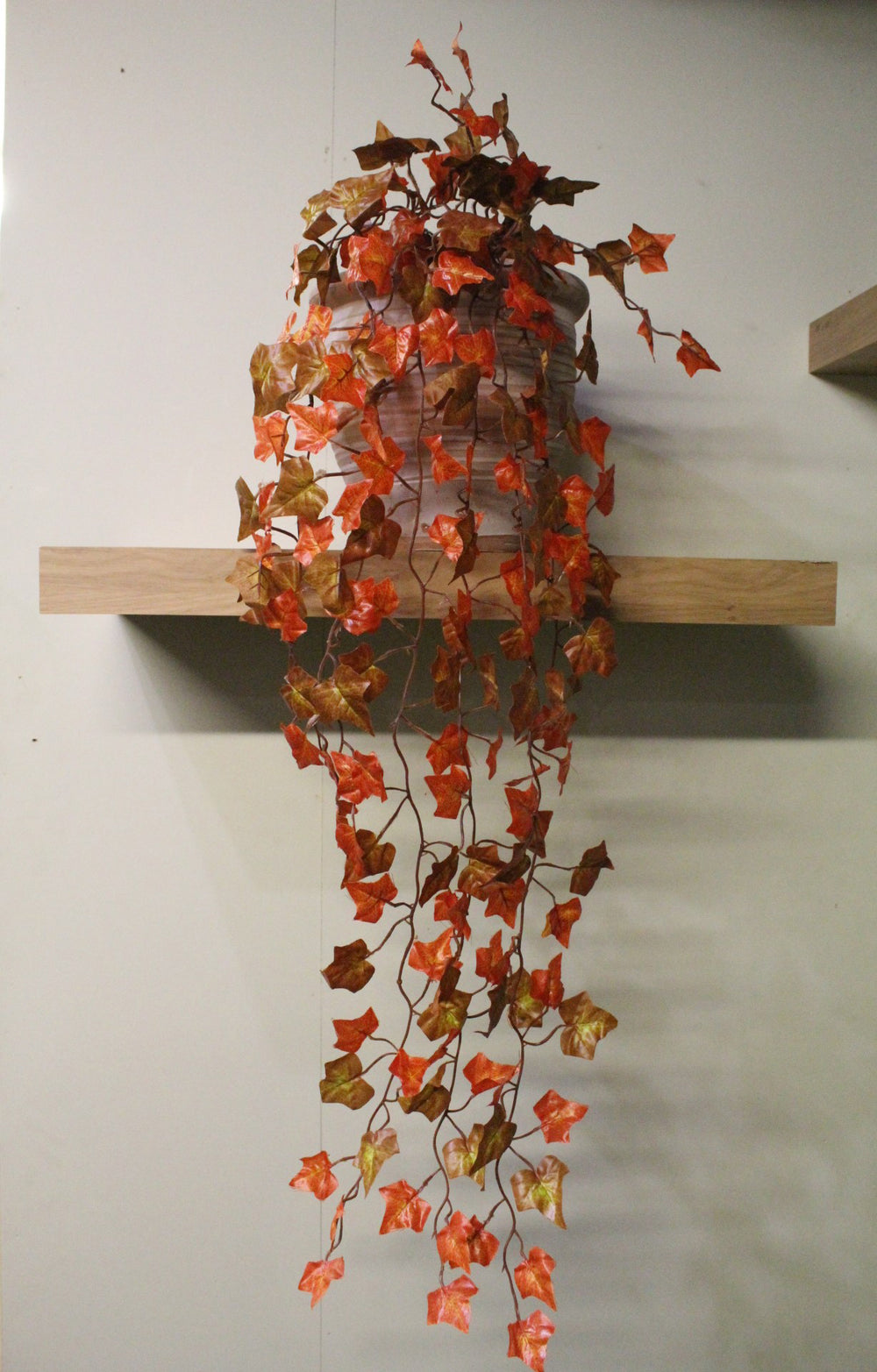 Best Artificial 100cm Two Tone Autumn English Trailing Ivy Garland - TI15