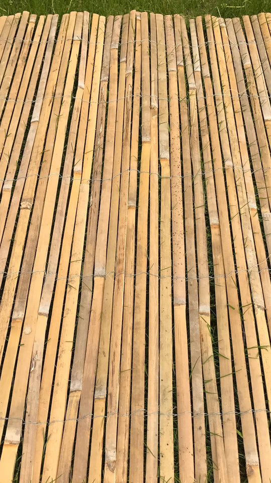 Bamboo Split Slat Fencing Screening Rolls for Garden Outdoor Privacy
