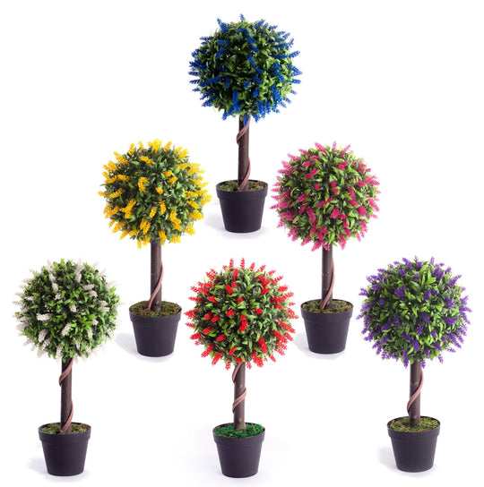 Best Artificial 2ft - 60cm Lavender Ball Tree