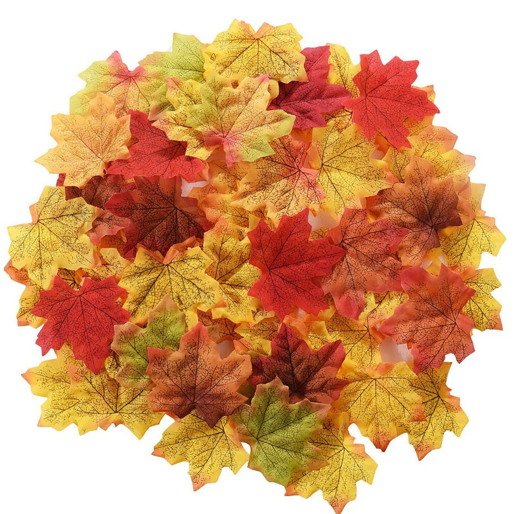 Best Artificial Loose Autumn Maple Leaves Mixed