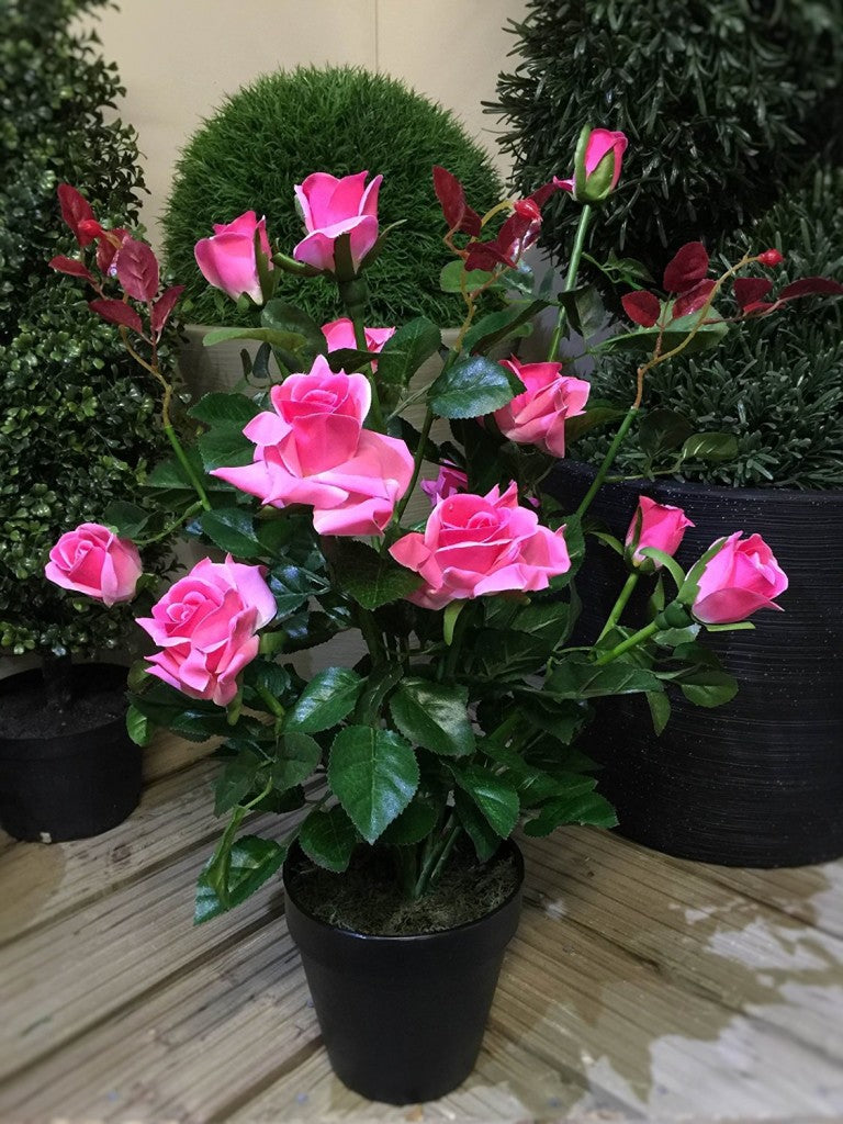 Best Artificial 2ft - 65cm Rose Plant