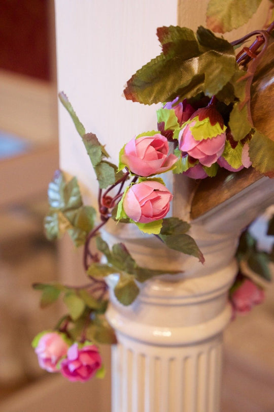 Best Artificial 7ft Silk Mini Rose Garland