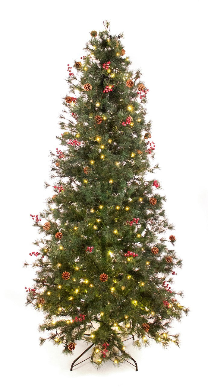 Best Artificial 7.5ft - 225cm Pre Lit Deluxe Decorated Christmas Tree - lifestyle display