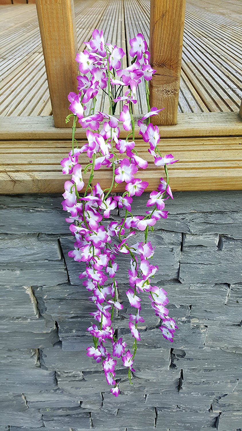 Best Artificial 80cm Silk Trailing Vine Flower Plant Wedding Garland Ivy