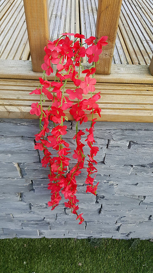Best Artificial 80cm Silk Trailing Vine Flower Plant Wedding Garland Ivy