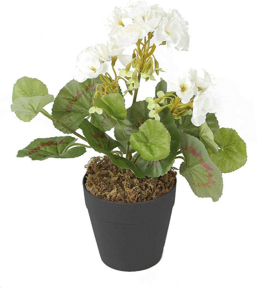 Best Artificial 24cm Geranium Plug Plant - Pot NOT Included