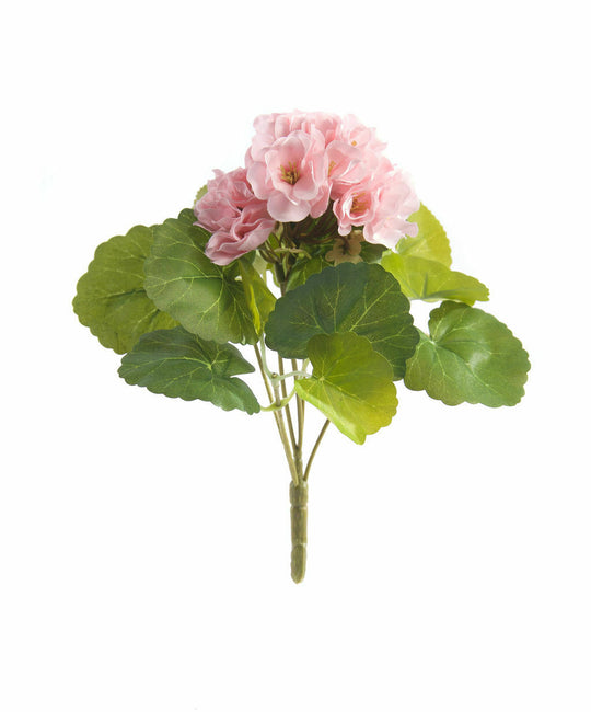 Best Artificial 24cm Geranium Plug Plant - Pot NOT Included