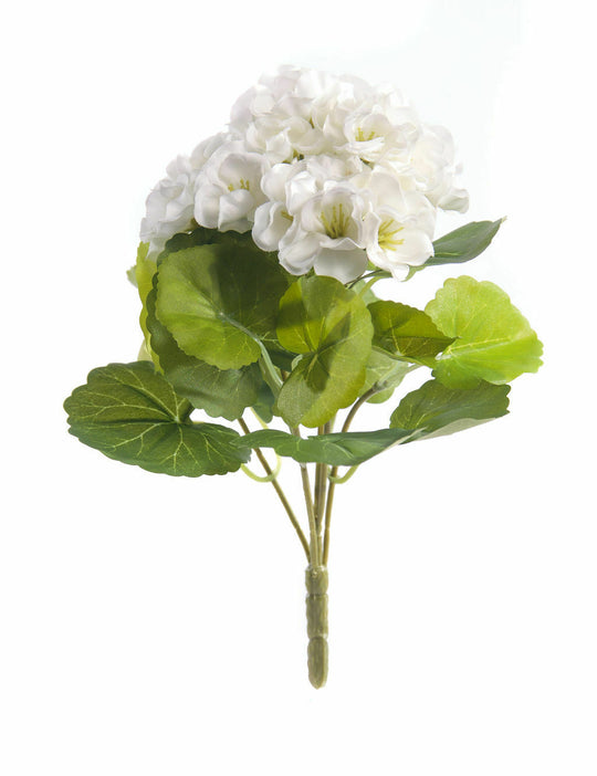Best Artificial 24cm Geranium Plug Plant - Pot NOT Included