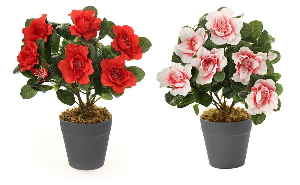 Best Artificial 27cm Azalea Plug Plant - Pot NOT Included - front view