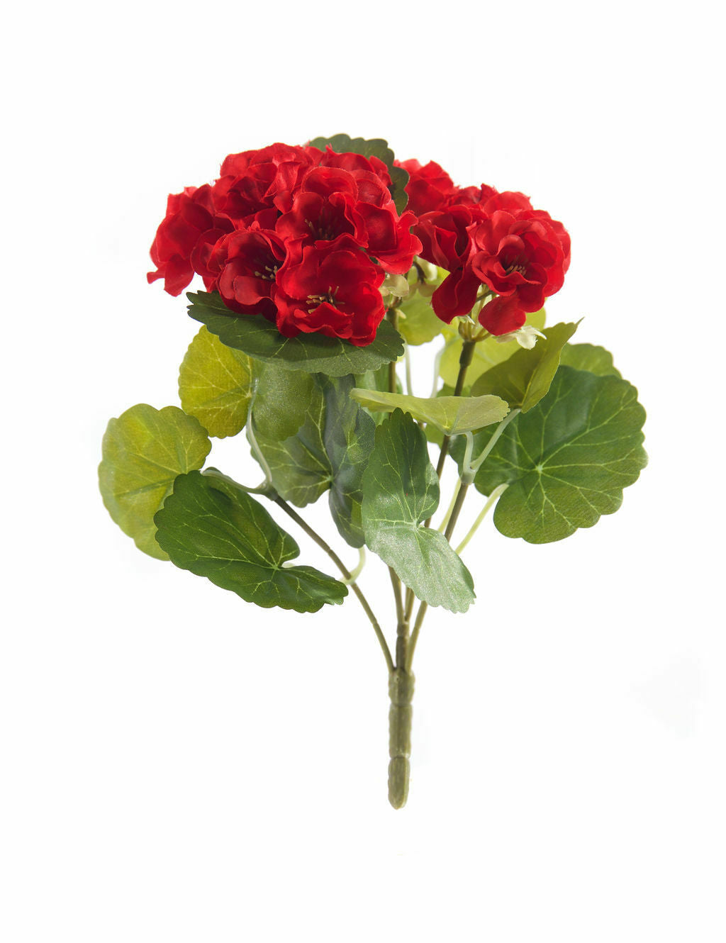 Best Artificial 24cm Geranium Plug Plant - Pot NOT Included