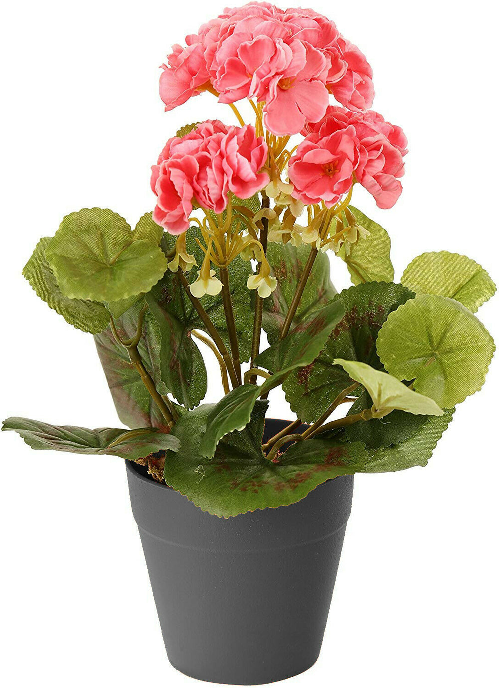 Best Artificial 24cm Geranium Plug Plant - Pot NOT Included