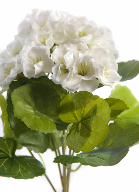 Best Artificial 24cm Geranium Plug Plant - Pot NOT Included