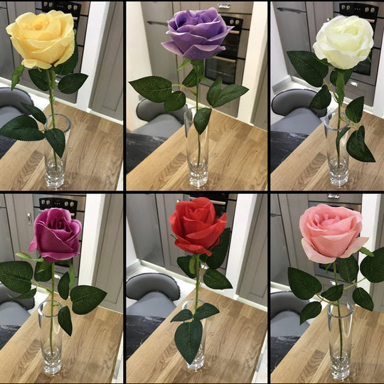 Best Artificial 45cm Single Rose