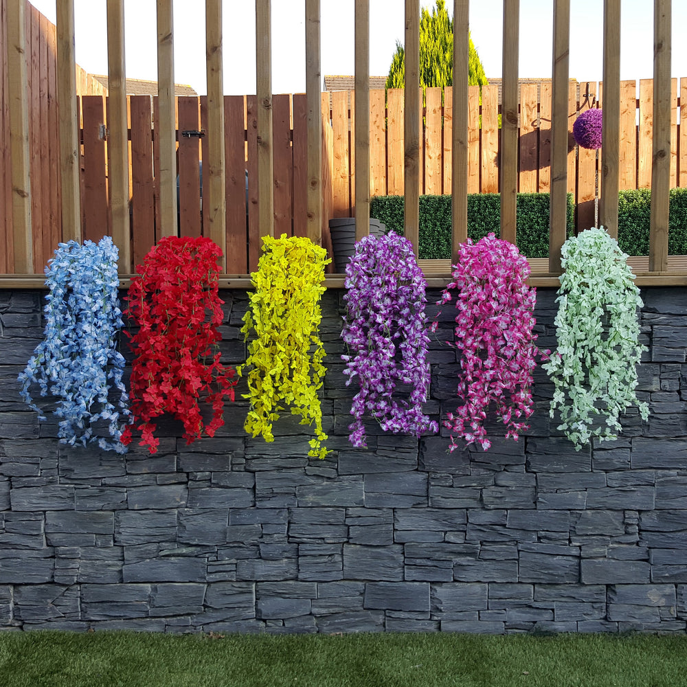 Best Artificial 80cm Silk Trailing Vine Flower Plant Wedding Garland Ivy - front view