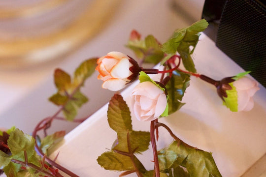 Best Artificial 7ft Silk Mini Rose Garland