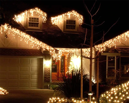 Best Artificial Outdoor Connectable Icicle Christmas LED Lights Waterproof