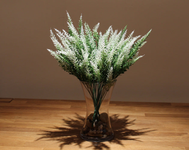 Best Artificial 36cm Lavender Heather Spray