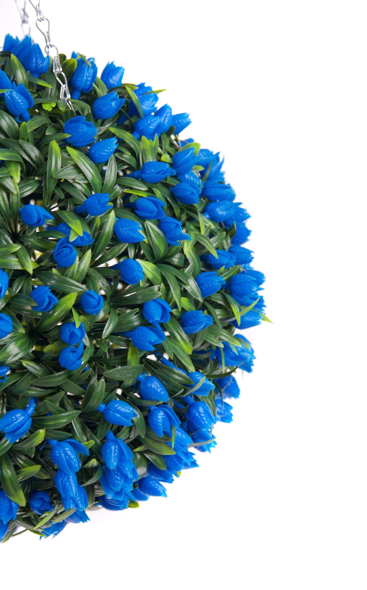 Best Artificial 28cm Blue Tulip Flower Ball