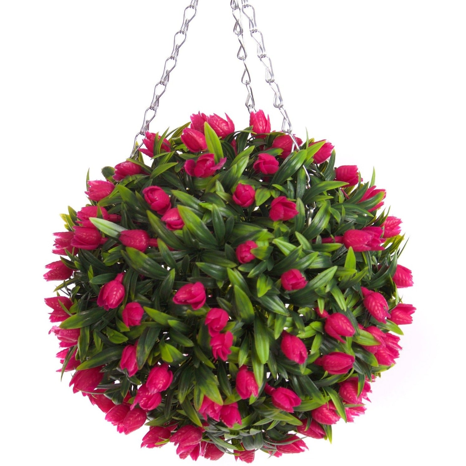 Best Artificial 28cm Pink Tulip Flower Ball