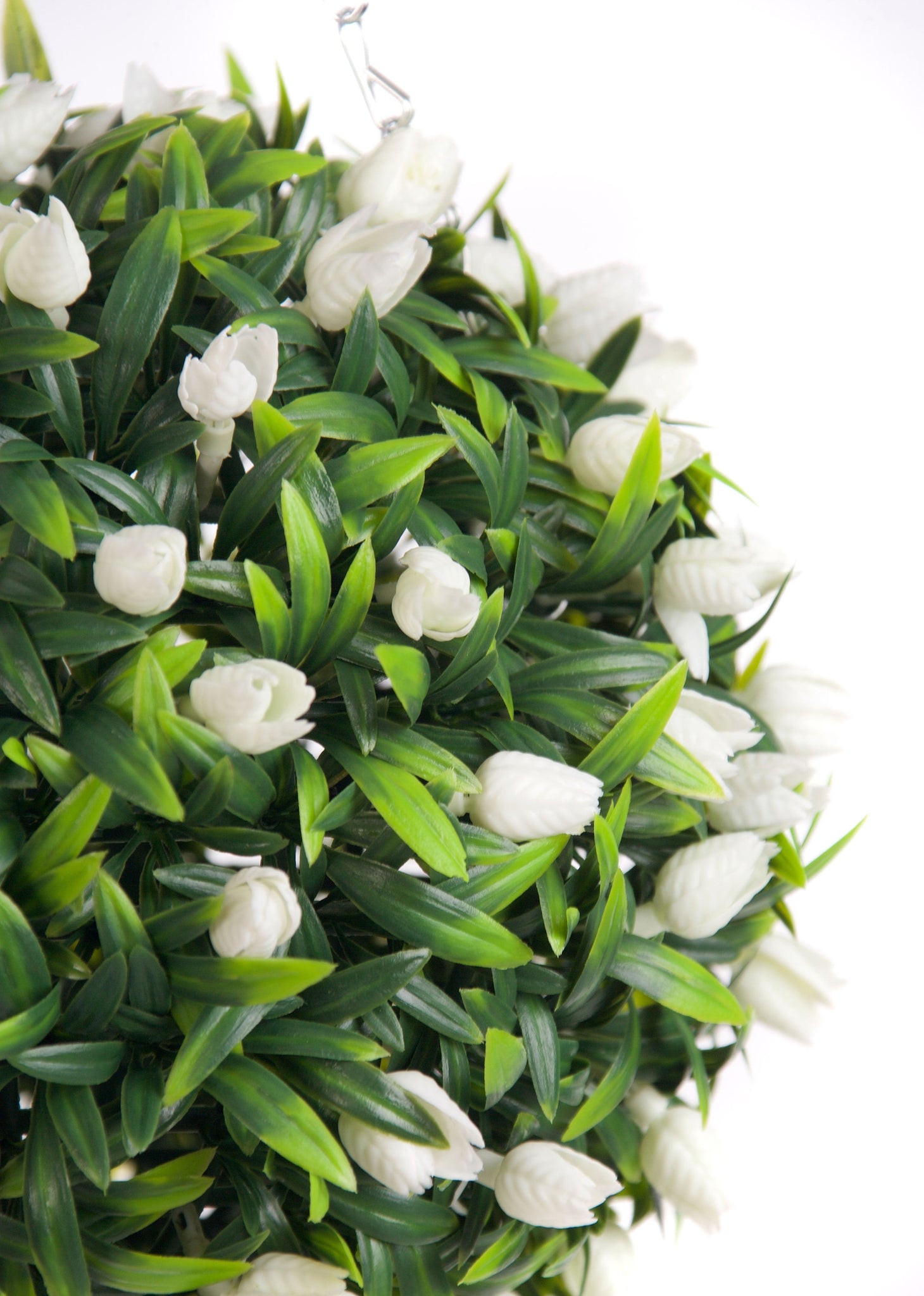 Best Artificial 28cm Ivory White Tulip Flower Ball