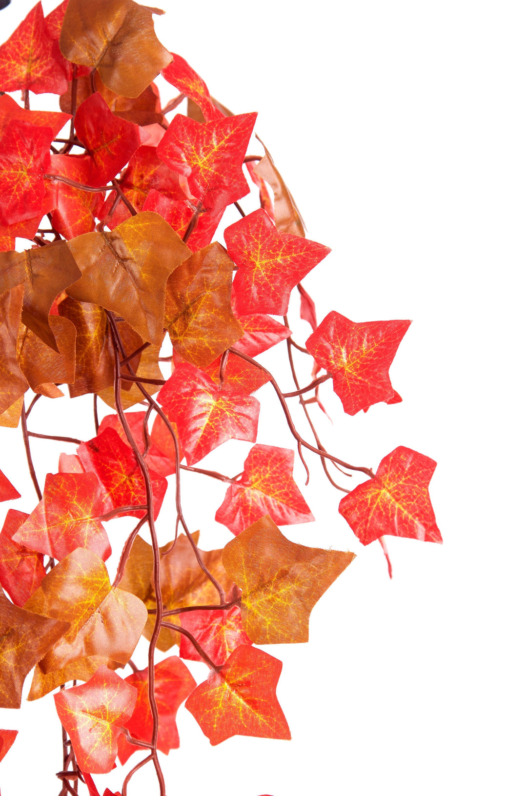 Best Artificial 100cm Two Tone Autumn English Trailing Ivy Garland - TI15