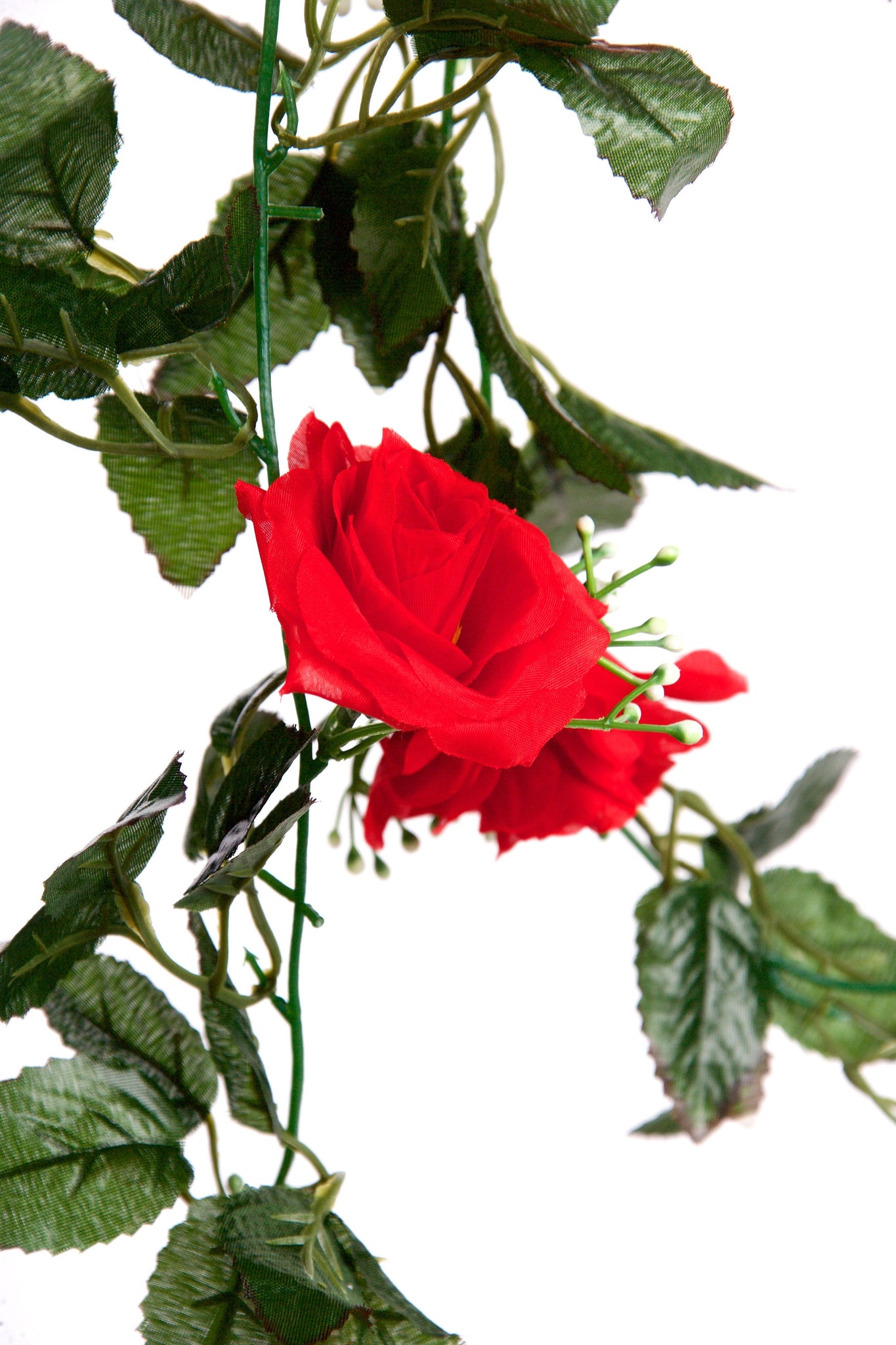 Best Artificial 7ft Red Silk Rose Garland